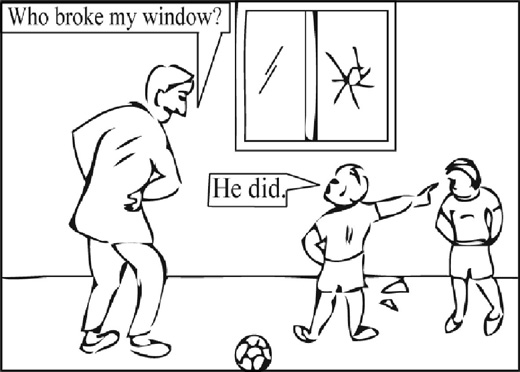 Who broke my window?