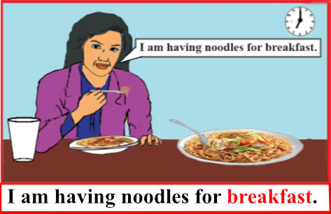 Food Preparation: drawing from the lesson